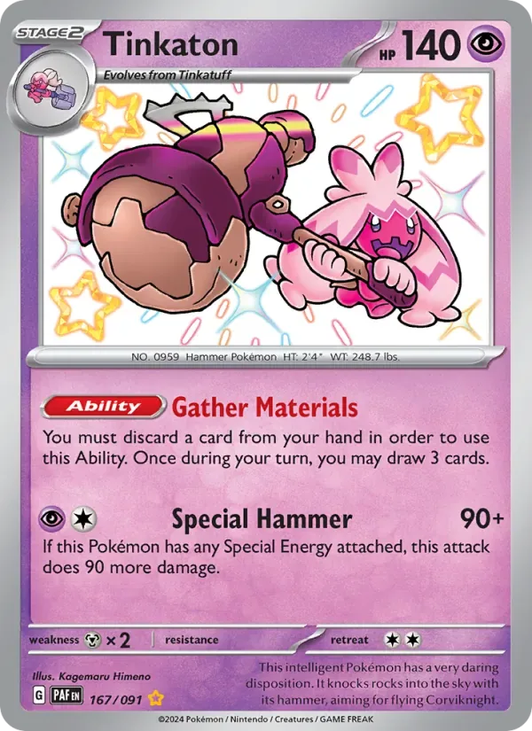 Tinkaton, Paldean Fates
