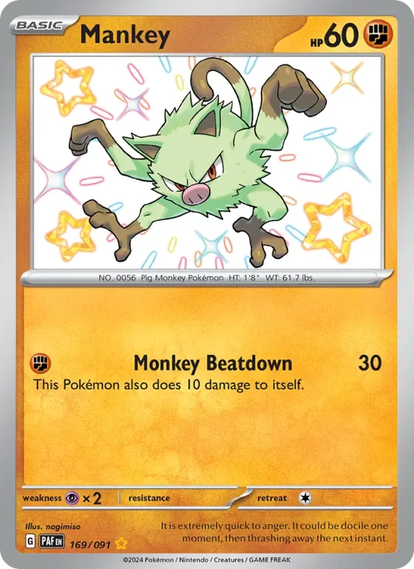 Mankey, Paldean Fates
