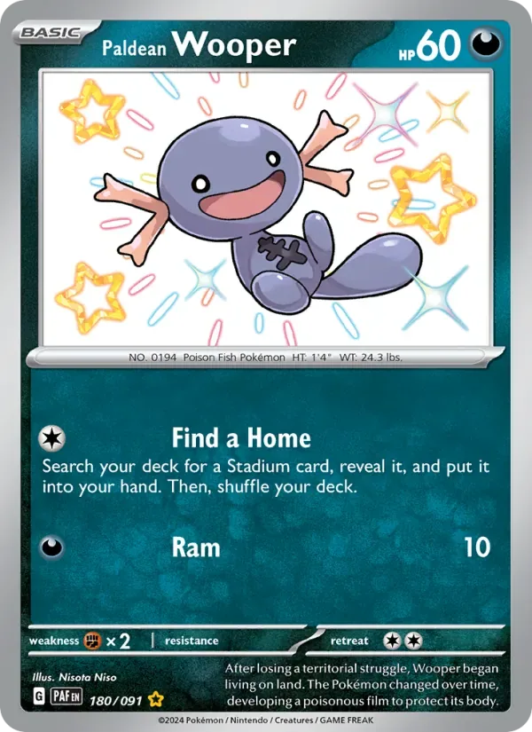 Paldean Wooper, Paldean Fates