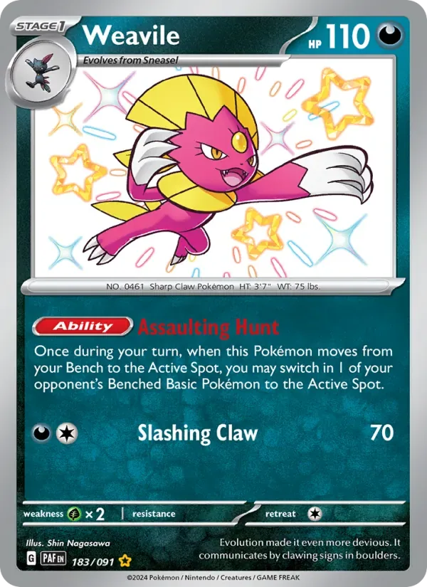 Weavile, Paldean Fates