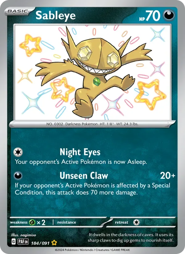 Sableye, Paldean Fates