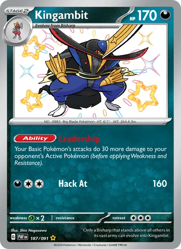 Kingambit, Paldean Fates