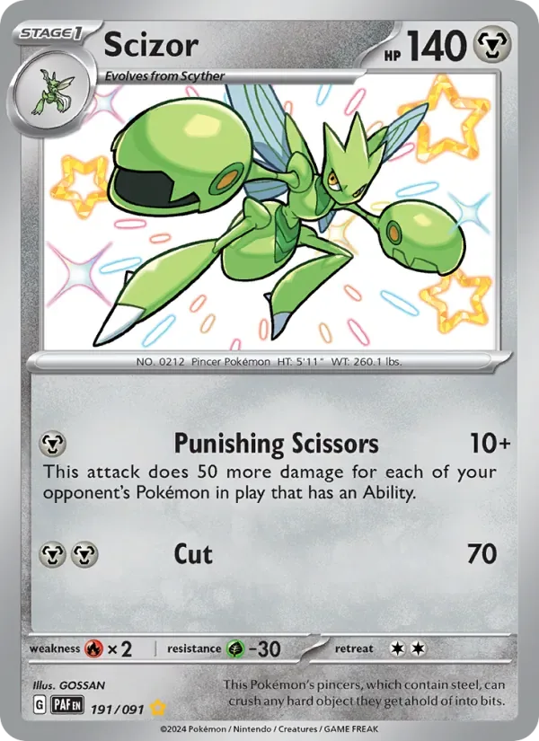Scizor, Paldean Fates