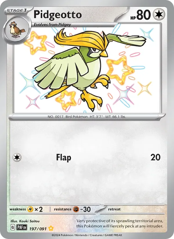 Pidgeotto, Paldean Fates