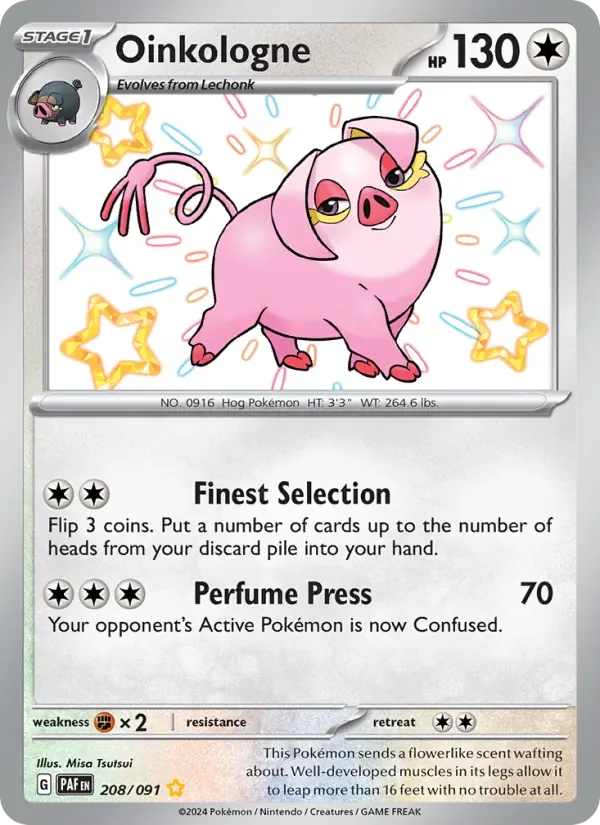 Oinkologne, Paldean Fates