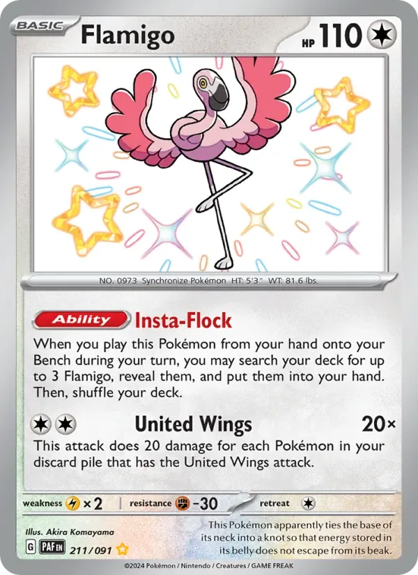 Flamigo, Paldean Fates