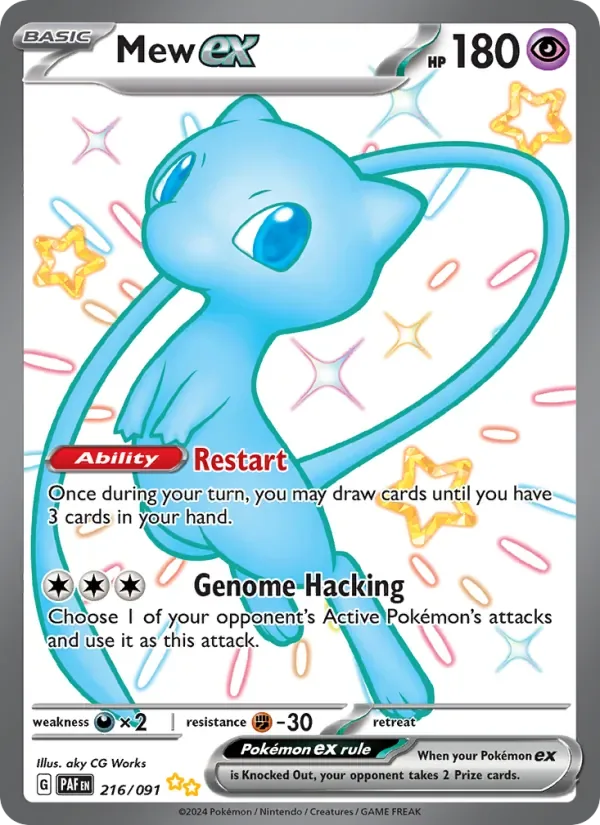 Mew ex, Paldean Fates