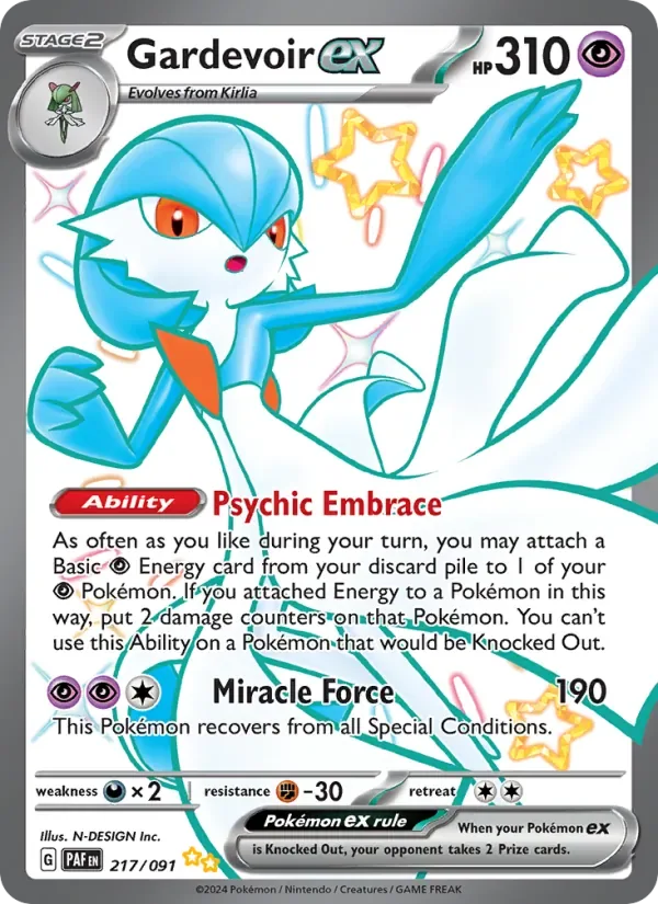 Gardevoir ex, Paldean Fates