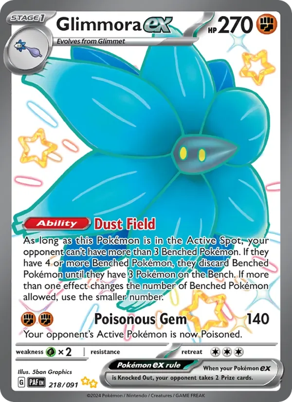 Glimmora ex, Paldean Fates