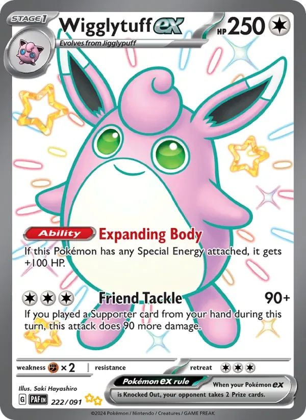 Wigglytuff ex, Paldean Fates