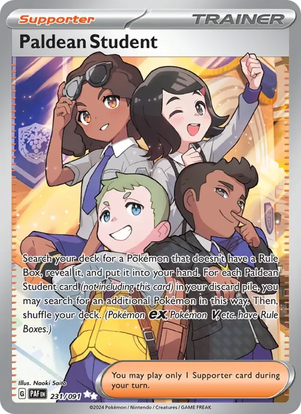 Paldean Student, Paldean Fates