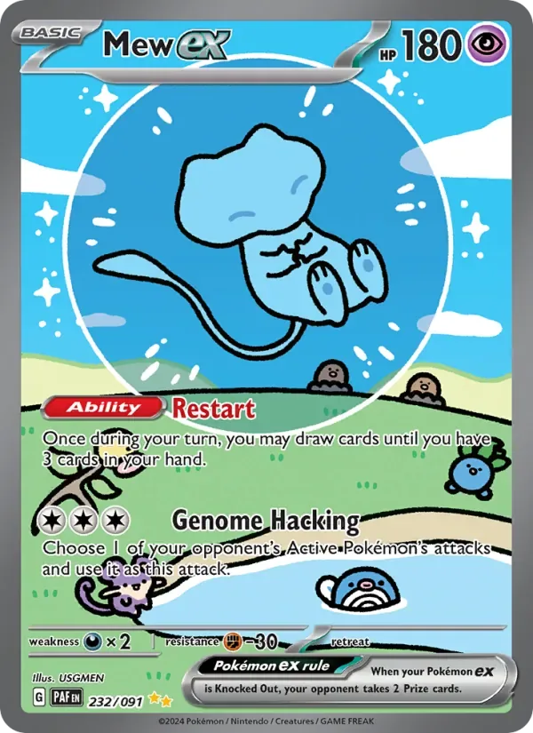 Mew ex, Paldean Fates
