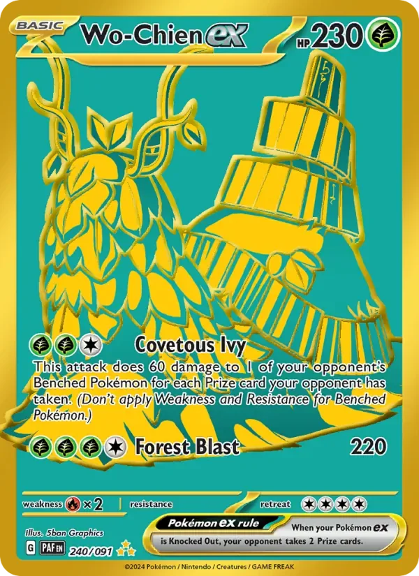 Wo-Chien ex, Paldean Fates