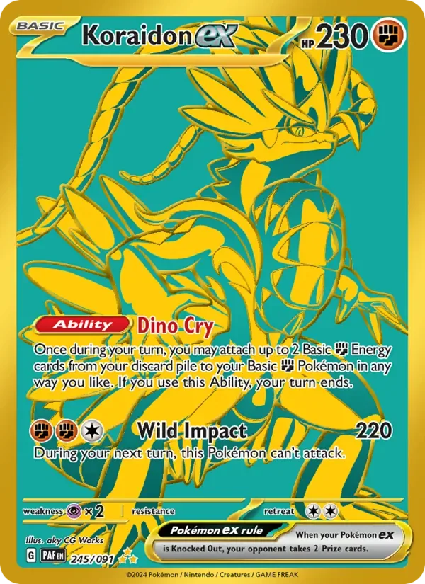 Koraidon ex, Paldean Fates