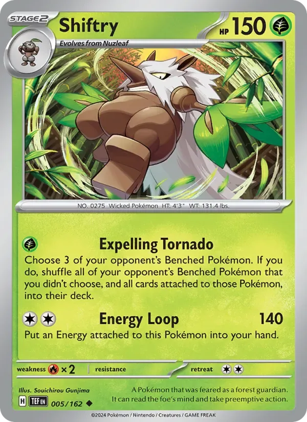 Shiftry, Temporal Forces