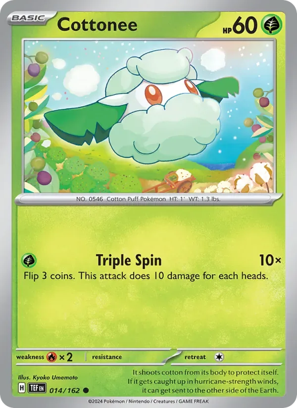 Cottonee, Temporal Forces