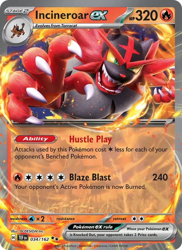 Incineroar ex, Temporal Forces