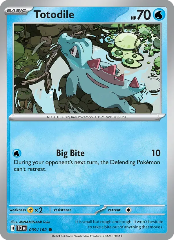 Totodile, Temporal Forces