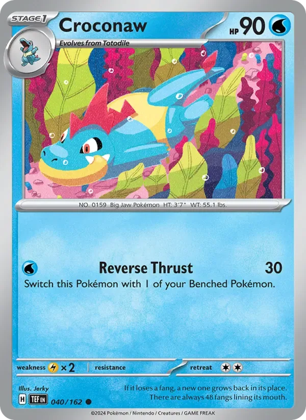 Croconaw, Temporal Forces