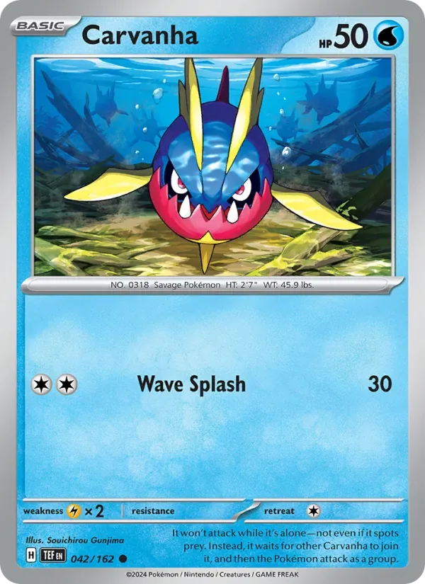 Carvanha, Temporal Forces