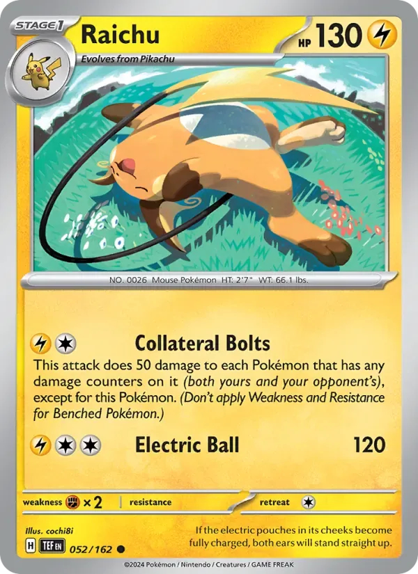 Raichu, Temporal Forces