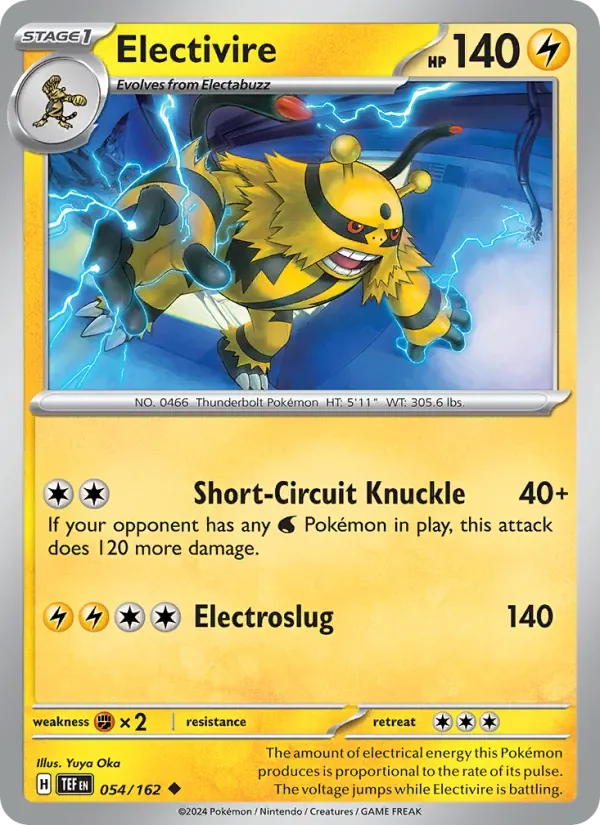 Electivire, Temporal Forces