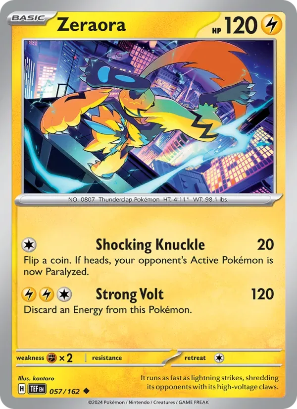Zeraora, Temporal Forces