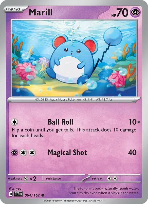 Marill, Temporal Forces