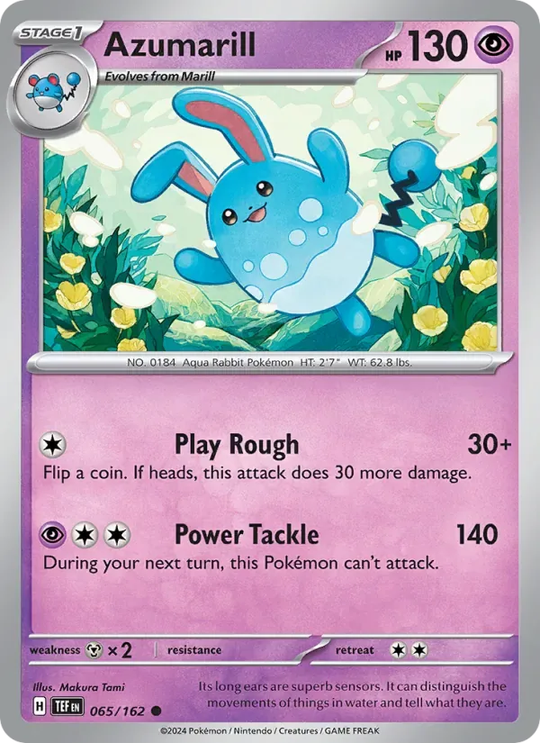 Azumarill, Temporal Forces