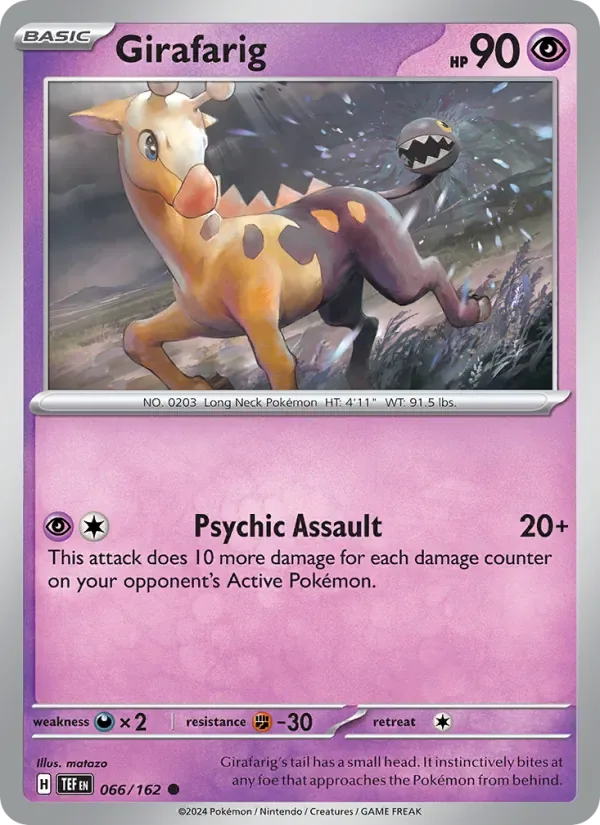 Girafarig, Temporal Forces