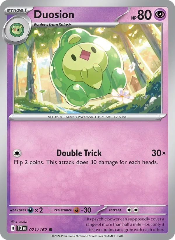 Duosion, Temporal Forces