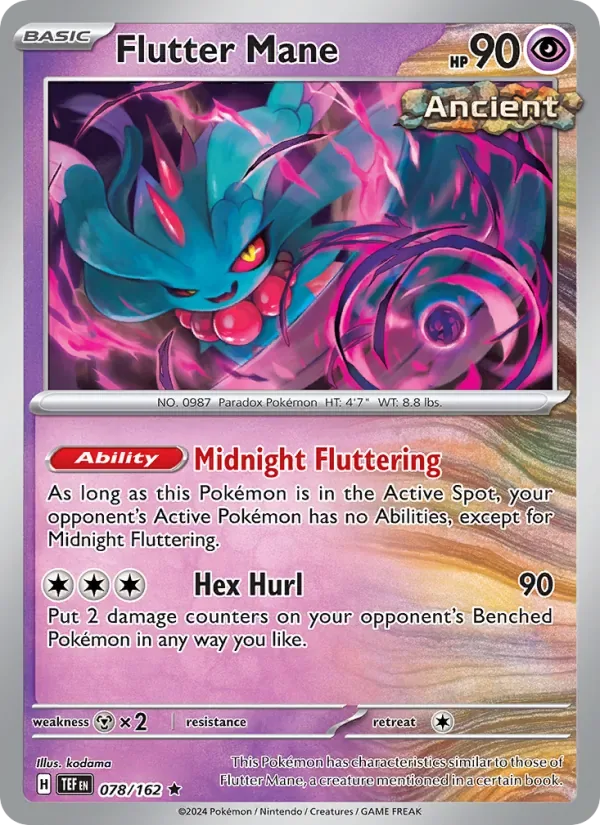 Flutter Mane, Temporal Forces