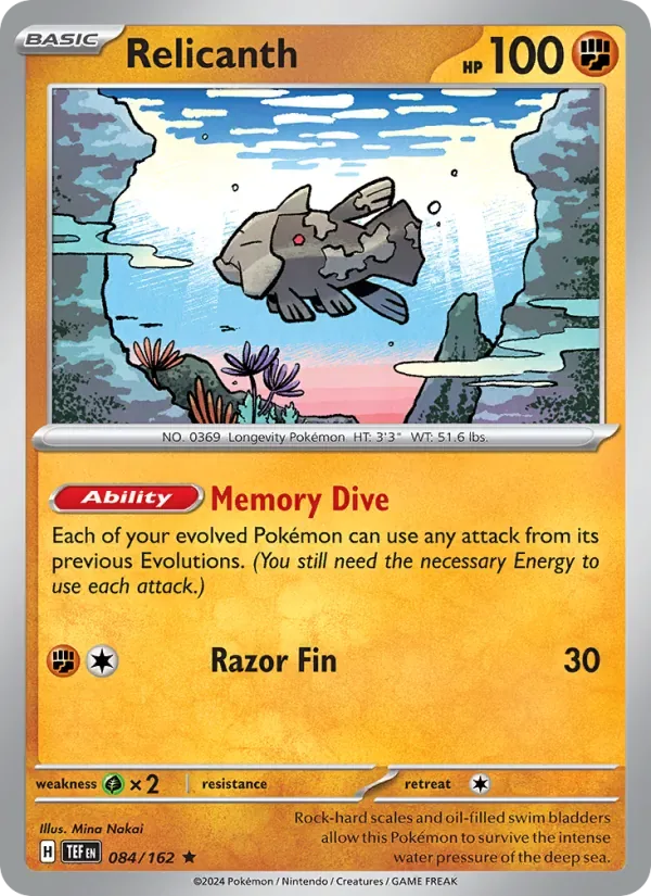 Relicanth, Temporal Forces