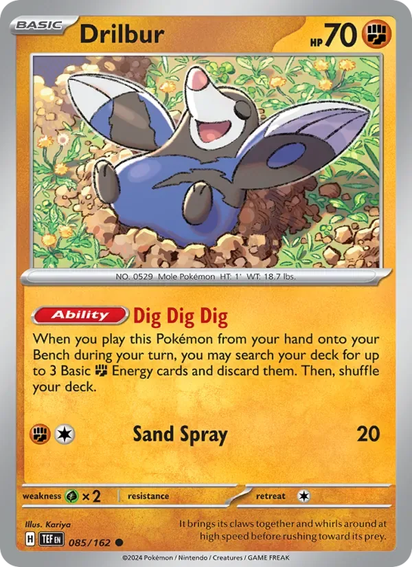 Drilbur, Temporal Forces
