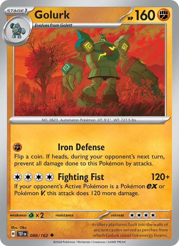 Golurk, Temporal Forces