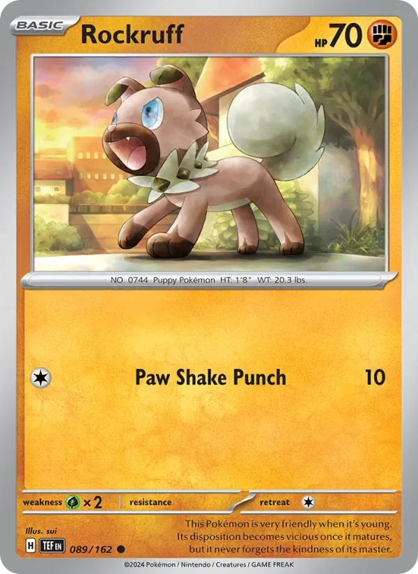 Rockruff, Temporal Forces