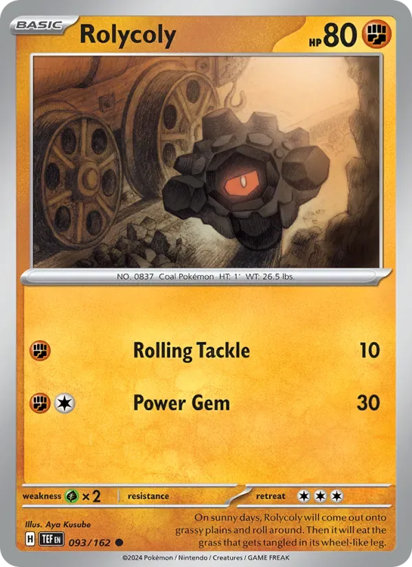 Rolycoly, Temporal Forces