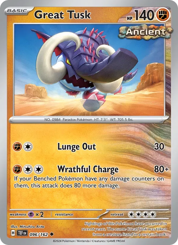 Great Tusk, Temporal Forces