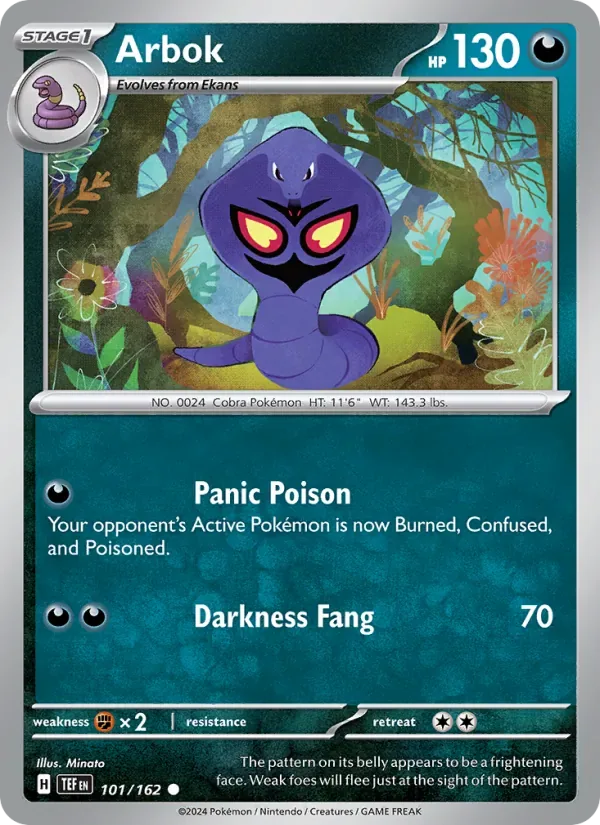 Arbok, Temporal Forces