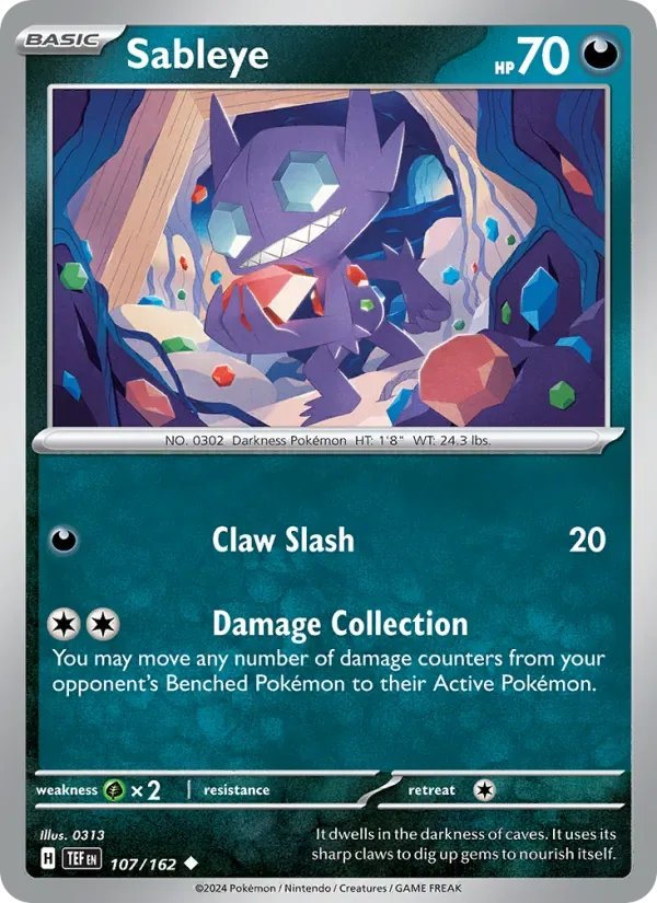 Sableye, Temporal Forces