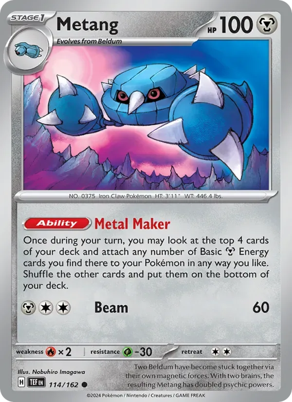 Metang, Temporal Forces