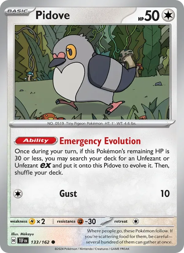 Pidove, Temporal Forces