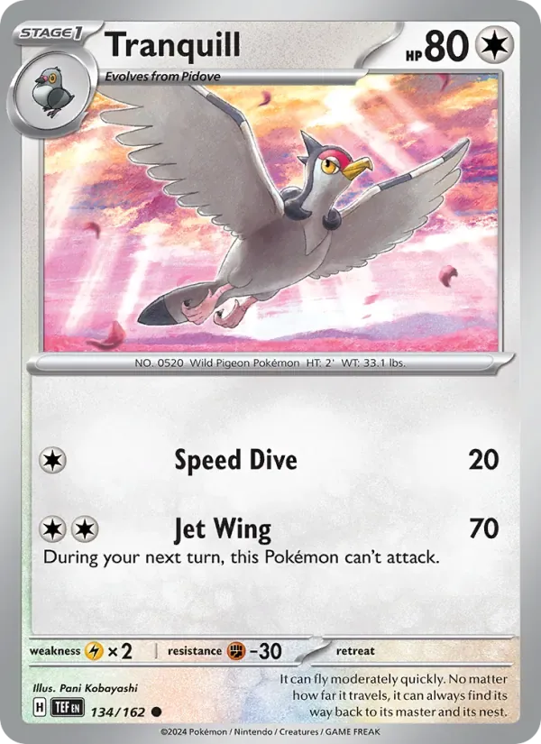 Tranquill, Temporal Forces