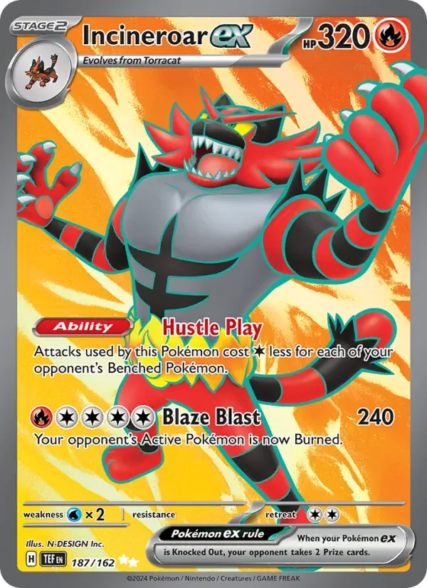 Incineroar ex, Temporal Forces