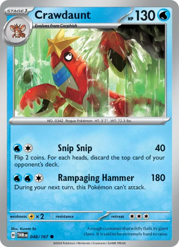 Crawdaunt, Twilight Masquerade