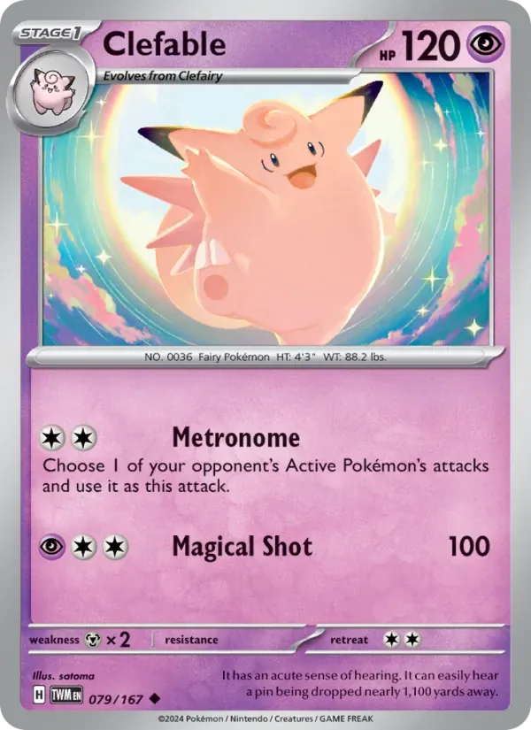 Clefable, Twilight Masquerade