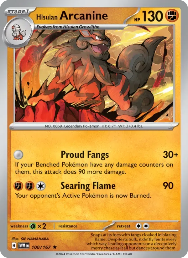 Hisuian Arcanine, Twilight Masquerade