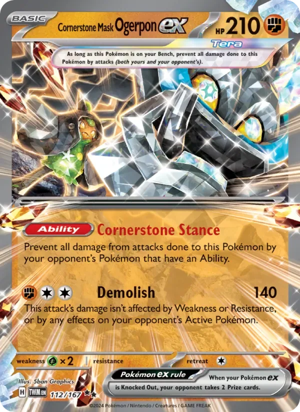 Cornerstone Mask Ogerpon ex, Twilight Masquerade