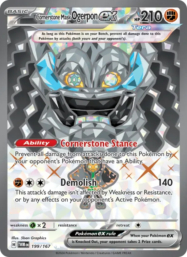 Cornerstone Mask Ogerpon ex, Twilight Masquerade
