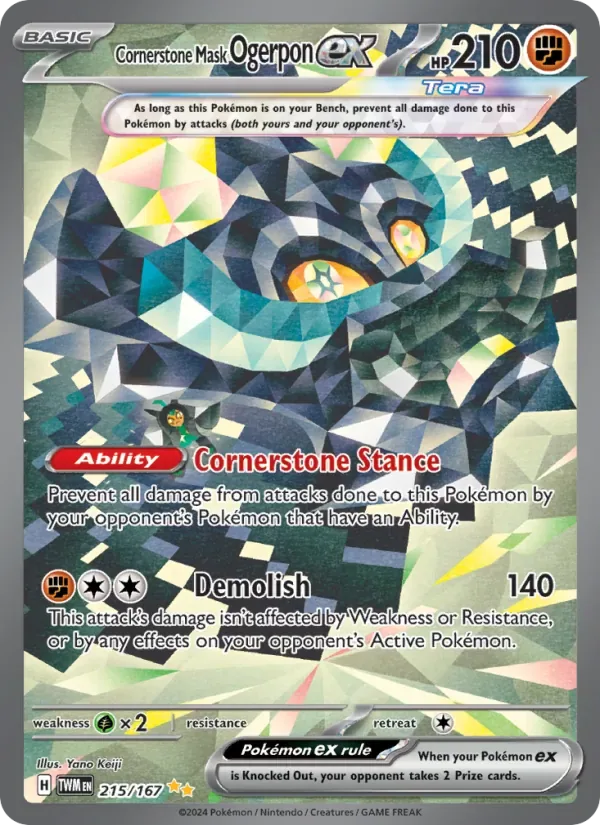 Cornerstone Mask Ogerpon ex, Twilight Masquerade